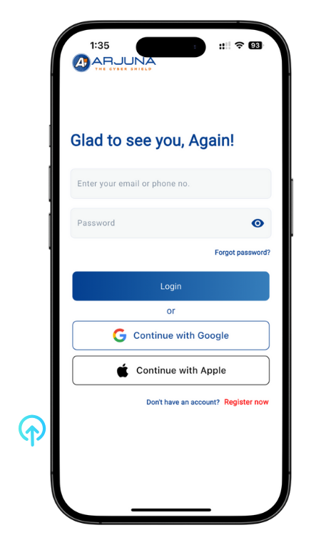 Get Started with Arjuna The Cyber Shield and Multiple Login Options