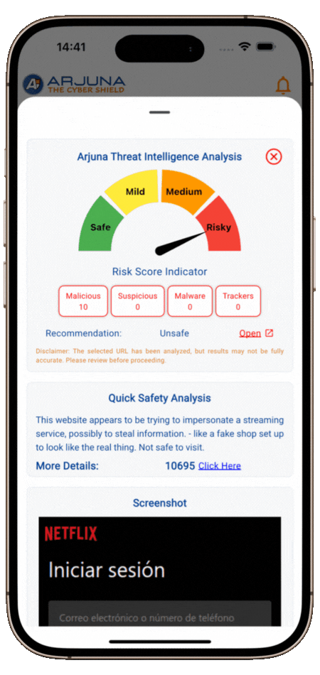 Arjuna Threat Intelligence Analysis